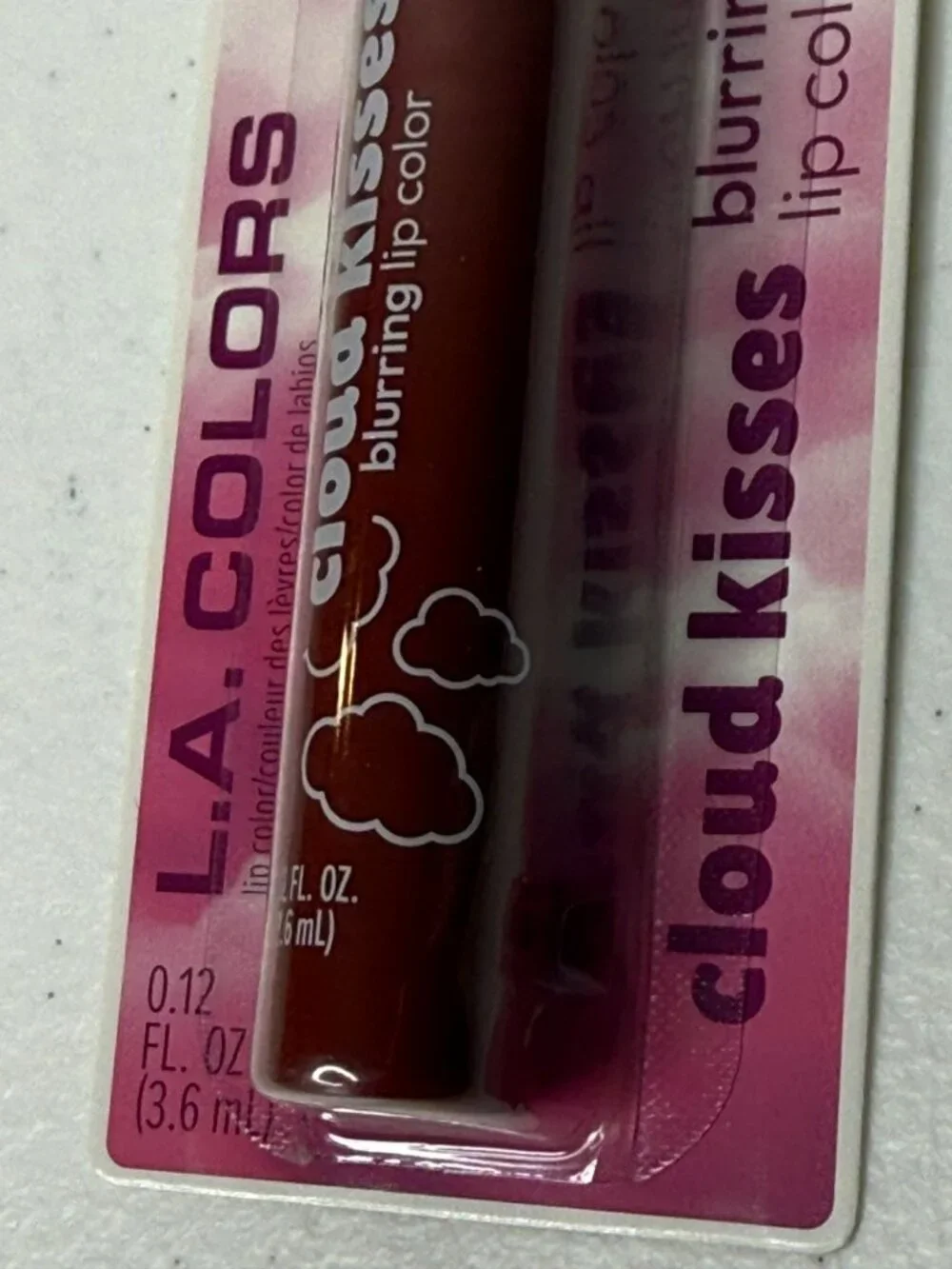 L.A. Colors Cloud Kisses Lip Color Rosy Twilight C69416 New
